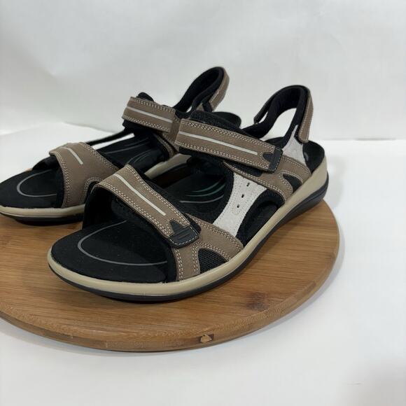 Orthofeet Women's Orthopedic Leather Venice Sandals Sz 10.5 Wide Brown Comfort - Picture 7 of 13